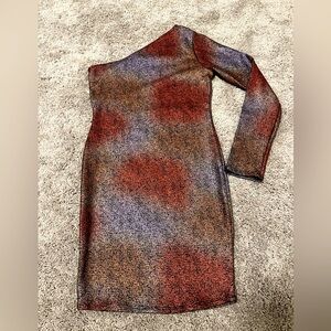 Multicolored Metallic Black Bead Cocktail Dress
Size: Medium